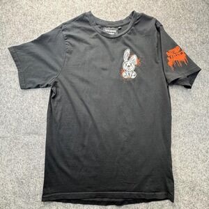 Super Massive Shirt Mens Large Black Bunny Beyond Reality Graphic Streetwear Tee